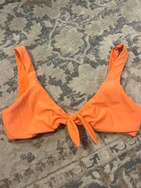 Hollister Orange Swim Bikini Top